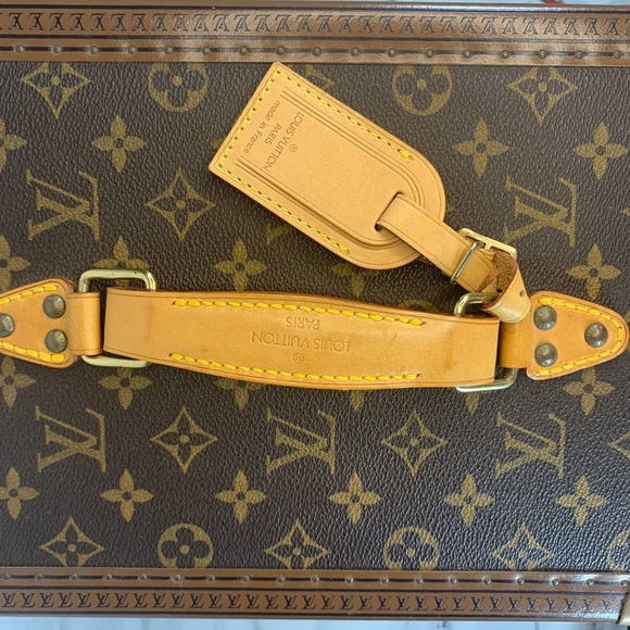 ❌❌ Louis Vuitton Monogram Trunk Boite Flacons Beauty Vanity Case Vintage Hard - Picture 2 of 13